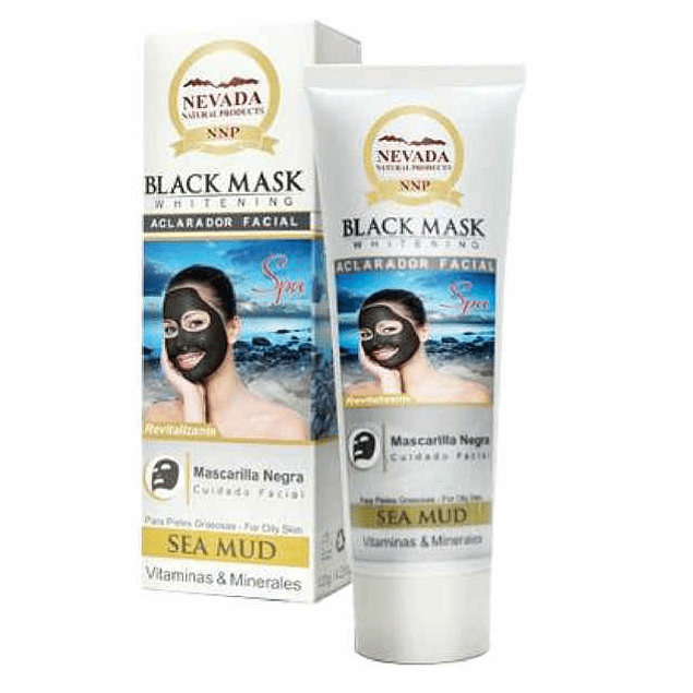 Black Mask Nevada Mascarilla Facial 120 Gr 4 23 Onz Barro Marino