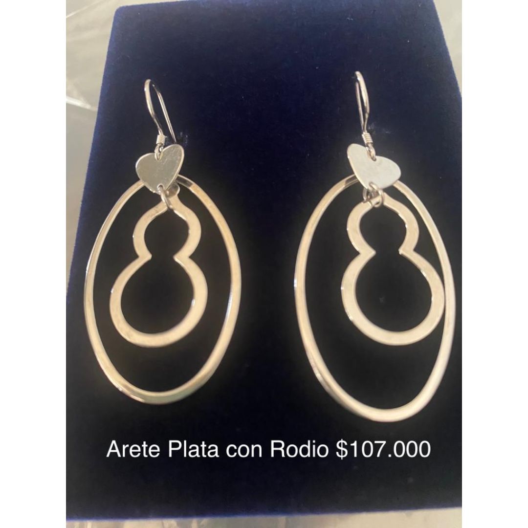 Aretes En Plata Con Rodio Marketplace Colombia