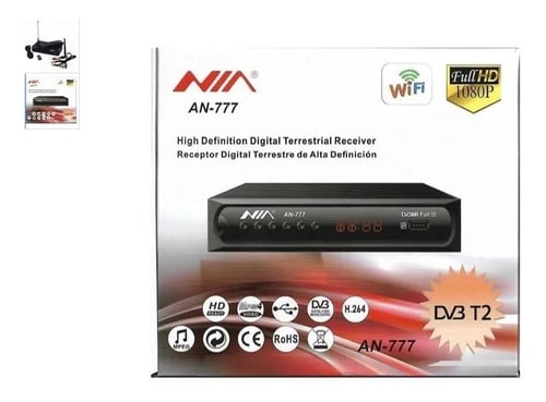 Decodificador Receptor Tdt Para Tv Digital Wifi Full Hd Nia »