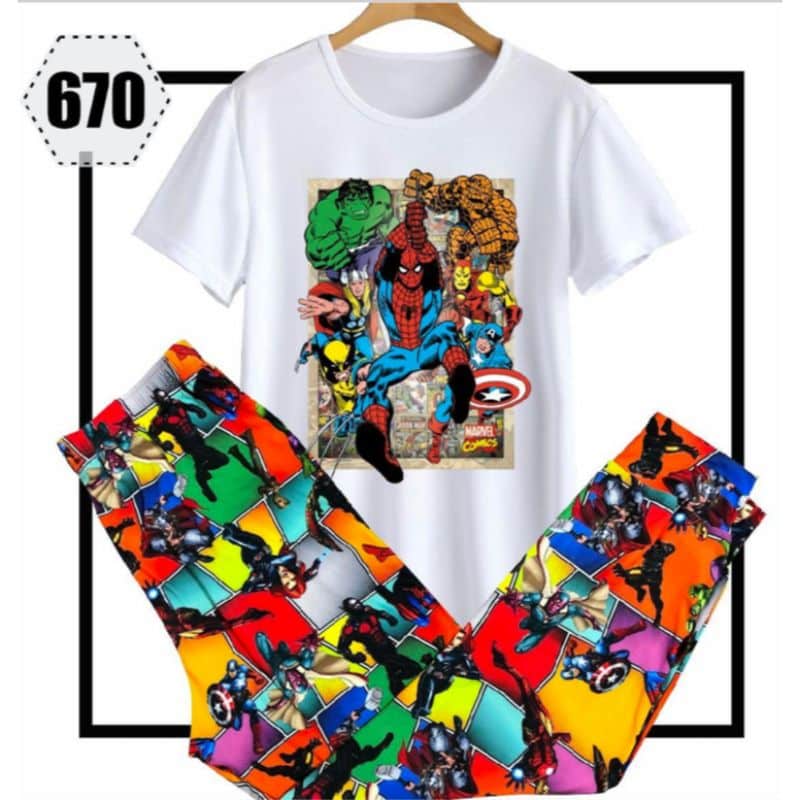 Pijama best sale hombre superheroes