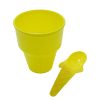 Colombia Marketplace Vaso helado 9 onzas con cuchara