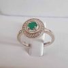 Colombia Marketplace Anillos De Plata Con Esmeraldas Colombianas 025ct Thojo 002