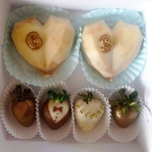 Corazones de Chocolate para Novios