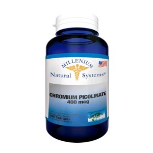 Chromium Picolinate 400 Mcg x 100 Softgel Natural Systems