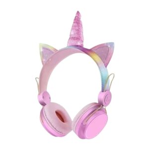 Audífonos Inalámbricos Diadema Unicornio Bluetooth 4.0