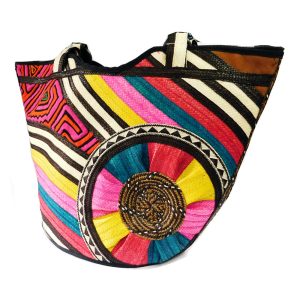 Bolso Caña Flecha con Semillas Ref 001