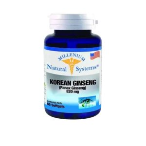 Korean Ginseng x 60 Softgel Natural Systems