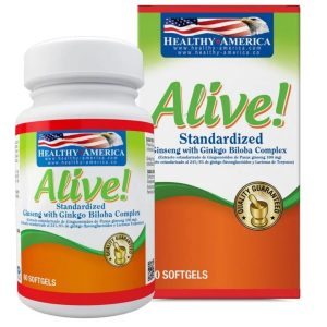 Alive Standardized Ginseng con Ginkgo Biloba