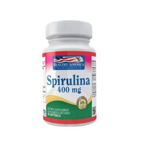 Spirulina 400 Mg Healthy America 90 Capsulas