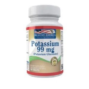 Chelated Potassium 99mg Healthy America