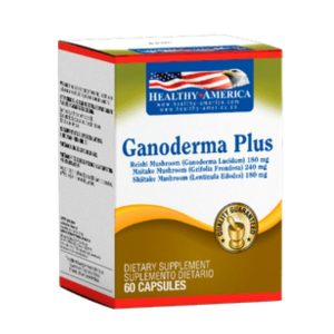 Ganoderma Plus 60 Cápsulas Softgels Healthy America