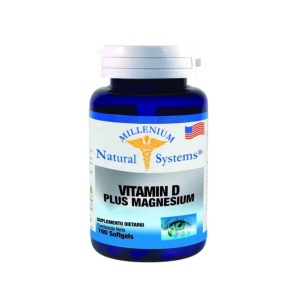 Vitamina D3 + Magnedium x 100 Softgel Natural Systems