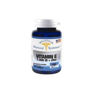 Vitamina E 1000 IU + Zinc x 100 Softgel Natural Systems