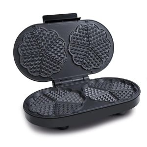 Wafflera Eléctrica 2 Puestos – Negra