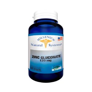 Zing Gluconate 120 Mg x 100 Softgels Natural Systems