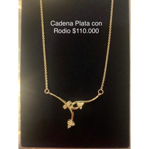 Cadena Para Mujer en Plata con Rodio