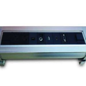 Caja Electrica De Mesa Color Gris Plata