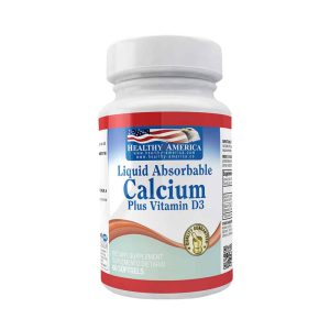 Calcio Liquido 1200mg Plus D3 400 IU 60 Softgels