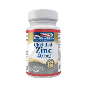 Chelated Zinc 40mg 100 Capsulas