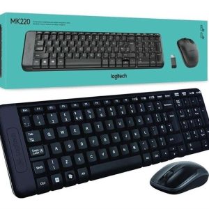 Combo Teclado y Mouse Inalambrico Logitech MK220