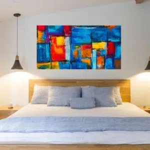 Colombia Marketplace Cuadro decorativo abstracto bloques de color cls wall decoration 00