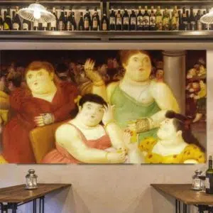 Cuadro Decorativo De Arte Cuatro Mujeres De Botero