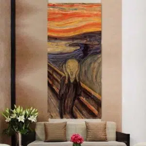 Cuadro Decorativo De Arte El Grito De Edvard Munch