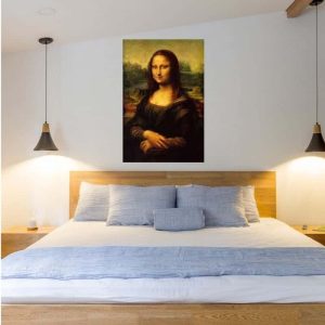 Cuadro Decorativo De Arte La Mona Lisa De Da Vinci