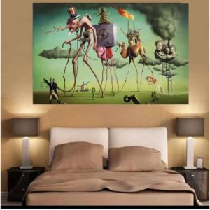 Cuadro Decorativo De Arte "El sueño americano" de Dalí