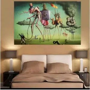 Cuadro Decorativo De Arte "El sueño americano" de Dalí