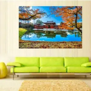 Cuadro Decorativo Paisaje Templo Budista