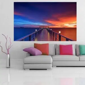 Cuadro Decorativo Paisajes Atardecer