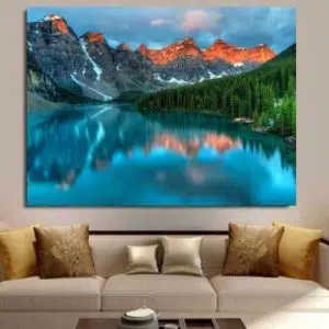 Cuadro Decorativo Paisajes Lago-Montañas
