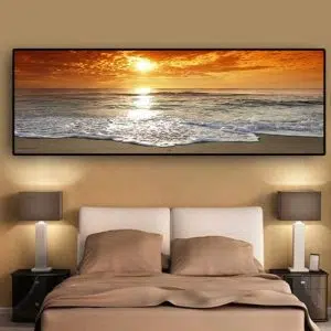 Cuadro Decorativo Paisajes Playa Puesta Del Sol