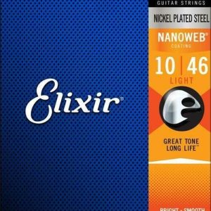 Cuerdas Para Guitarra ELIXIR NANOWEB 10-46