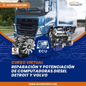 Curso Virtual Reparación y Potenciación de Computadoras Diesel DETROIT y VOLVO