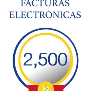Paquete de Facturas Electrónicas (2500)