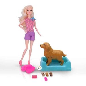 Muñeca Mas Perrita y Cachorros