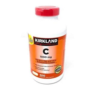 Kirkland Signature Vitamin C W / Rose Hips 500 Tablets