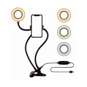 Holder 2 Brazos Con Aro De Luz