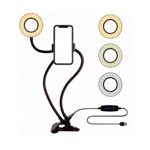 Holder 2 Brazos Con Aro De Luz