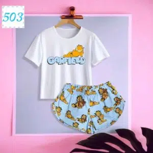 Colombia Marketplace Pijama Short Garfield Para Dama