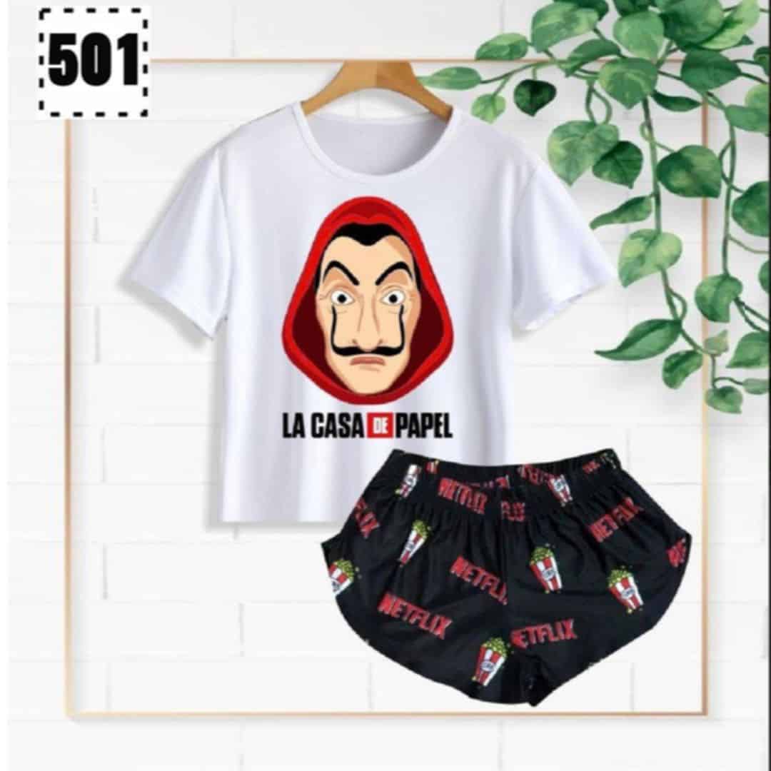 Colombia Marketplace Pijama Short La Casa De Papel Para Dama » Marketplace Colombia Colombia Marketplace Pijama Short La Casa De Papel Para Dama