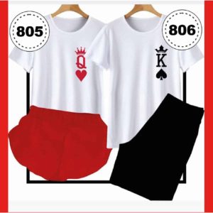 Colombia Marketplace Pijamas para parejas novios esposos amigos hermanos q de corazones k de pica