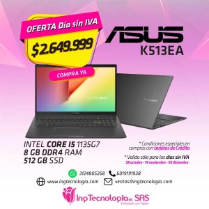 Portátil ASUS K513EA Intel Core i5 8 GB RAM 512GB SSD