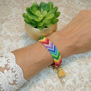 Pulsera Miyuki Rayo 9 Puntos