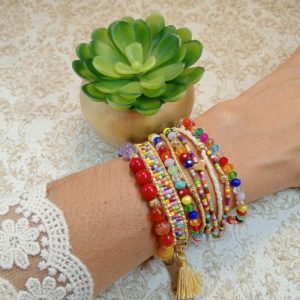 Pulsera-yayoi-by-natalia-diseno-arte-03 » Marketplace Colombia