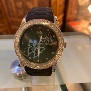 Reloj Dama Original Q & Q Mariposa