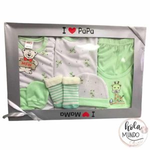 Set de Bebé Primer Día x 8 Pcs