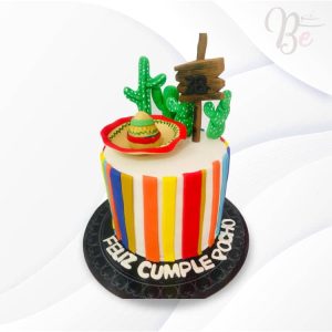 Torta Mexico con sombrero